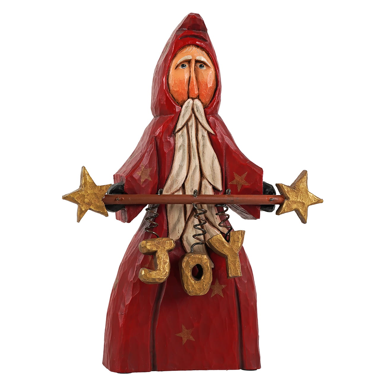 Red Joy Banner Santa