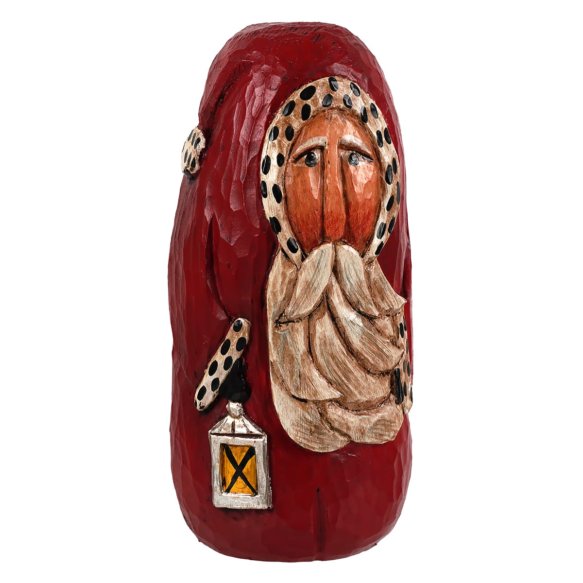 Red Santa With Lantern