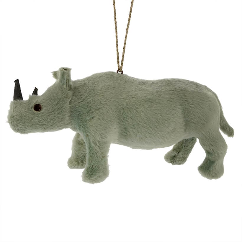 African Rhino Ornament