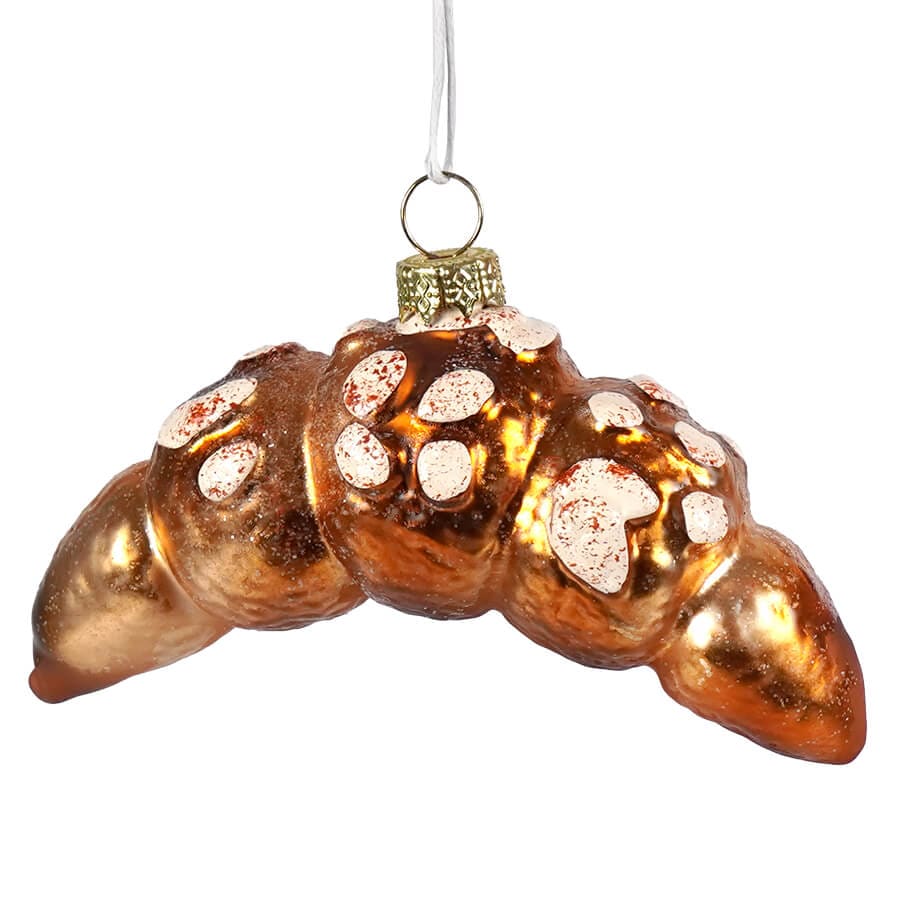 Almond Croissant Ornament - Ornaments