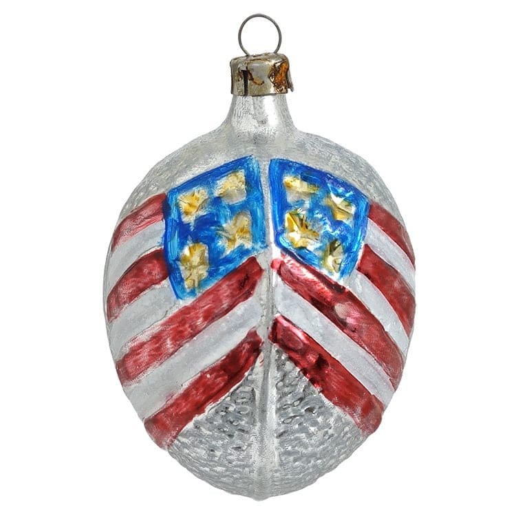 American Flag on Form Ornament