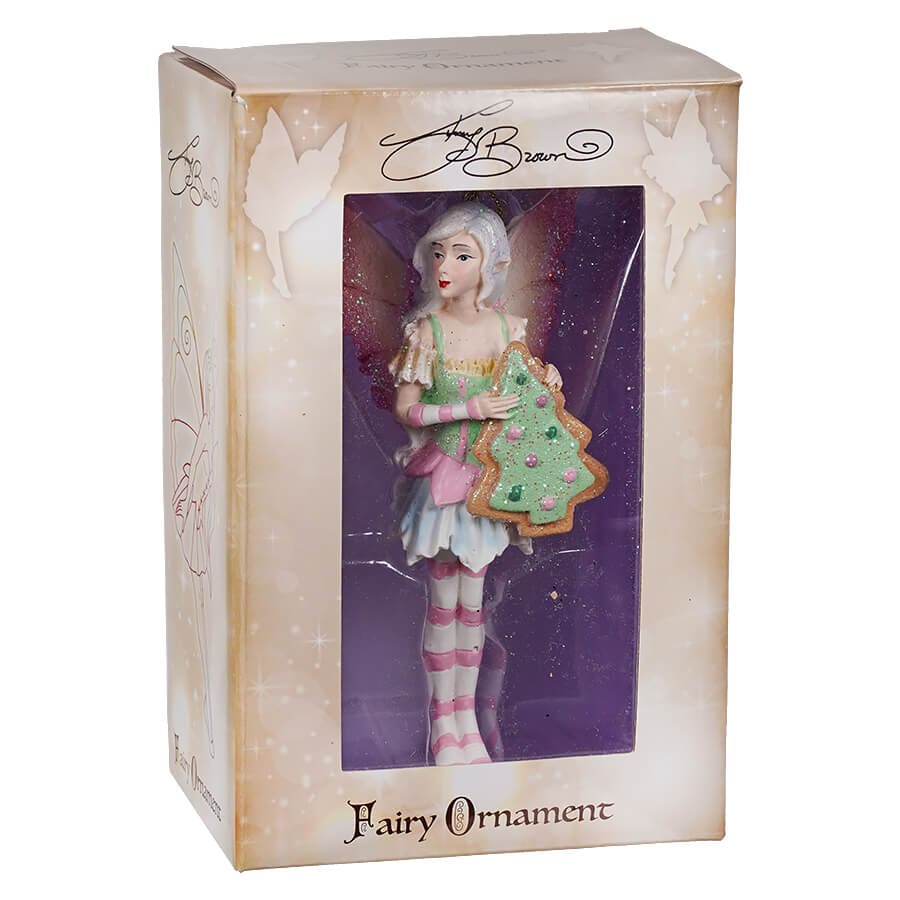 Amy Brown Christmas Tree Cookie Fairy Ornament