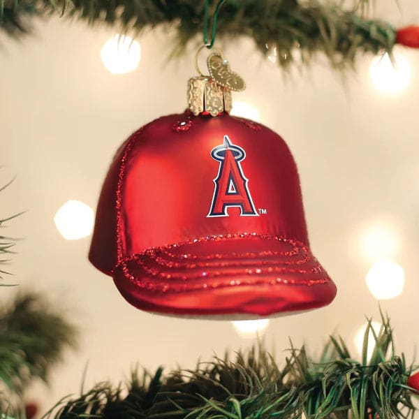 Angels Baseball Cap Ornament - Ornaments