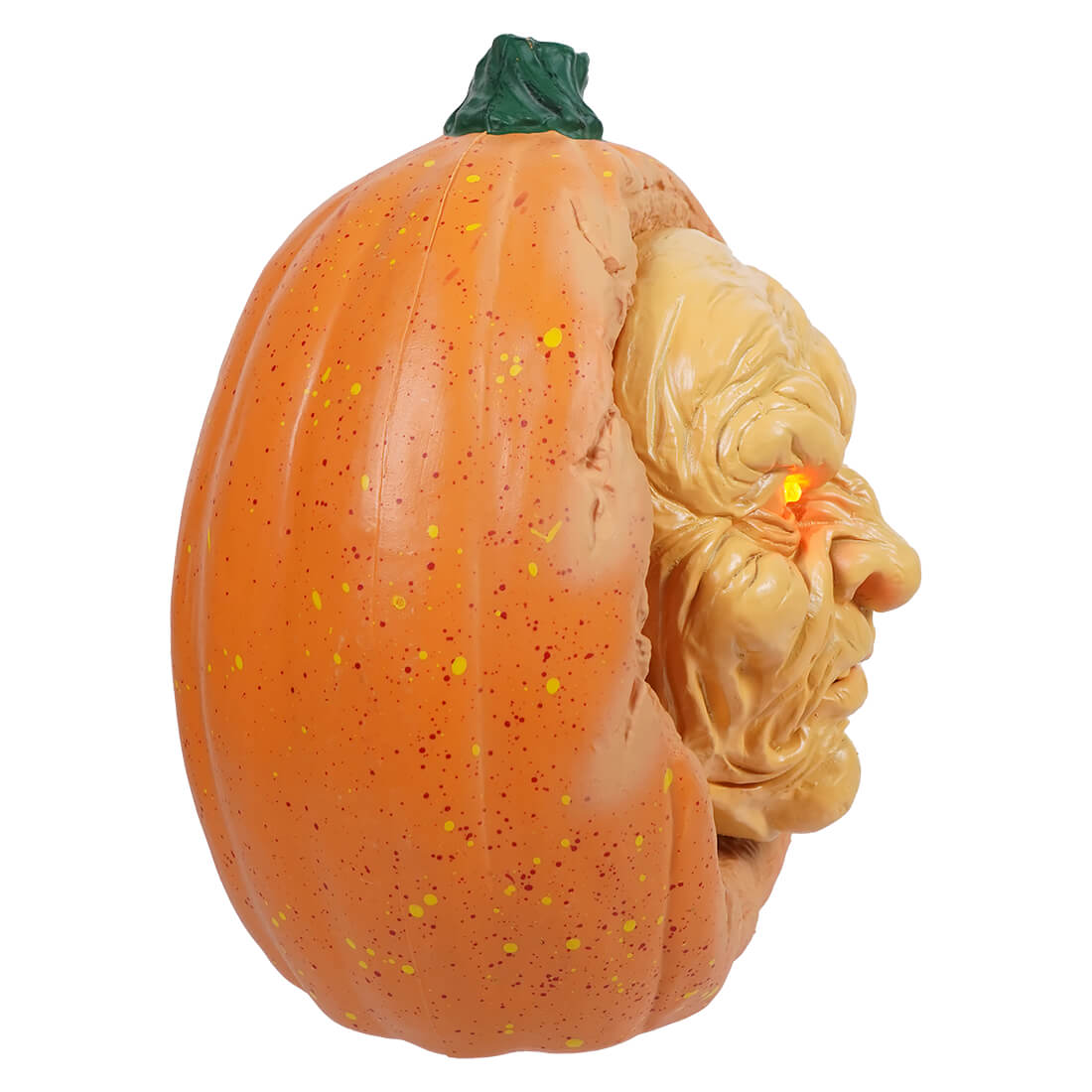 Animated Talking Halloween Ghoul Pumpkin With Lighted Eyes & Sound Sensor - Halloween