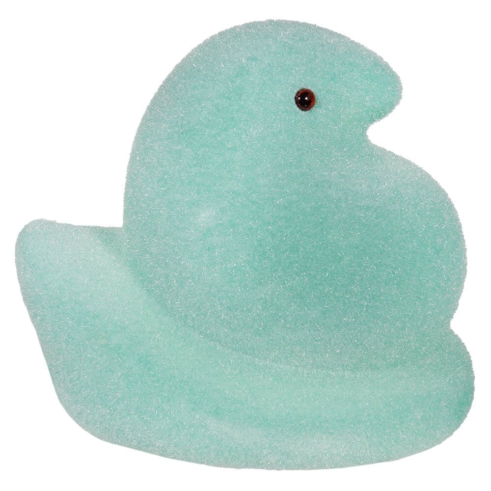 Aqua Flocked Peep