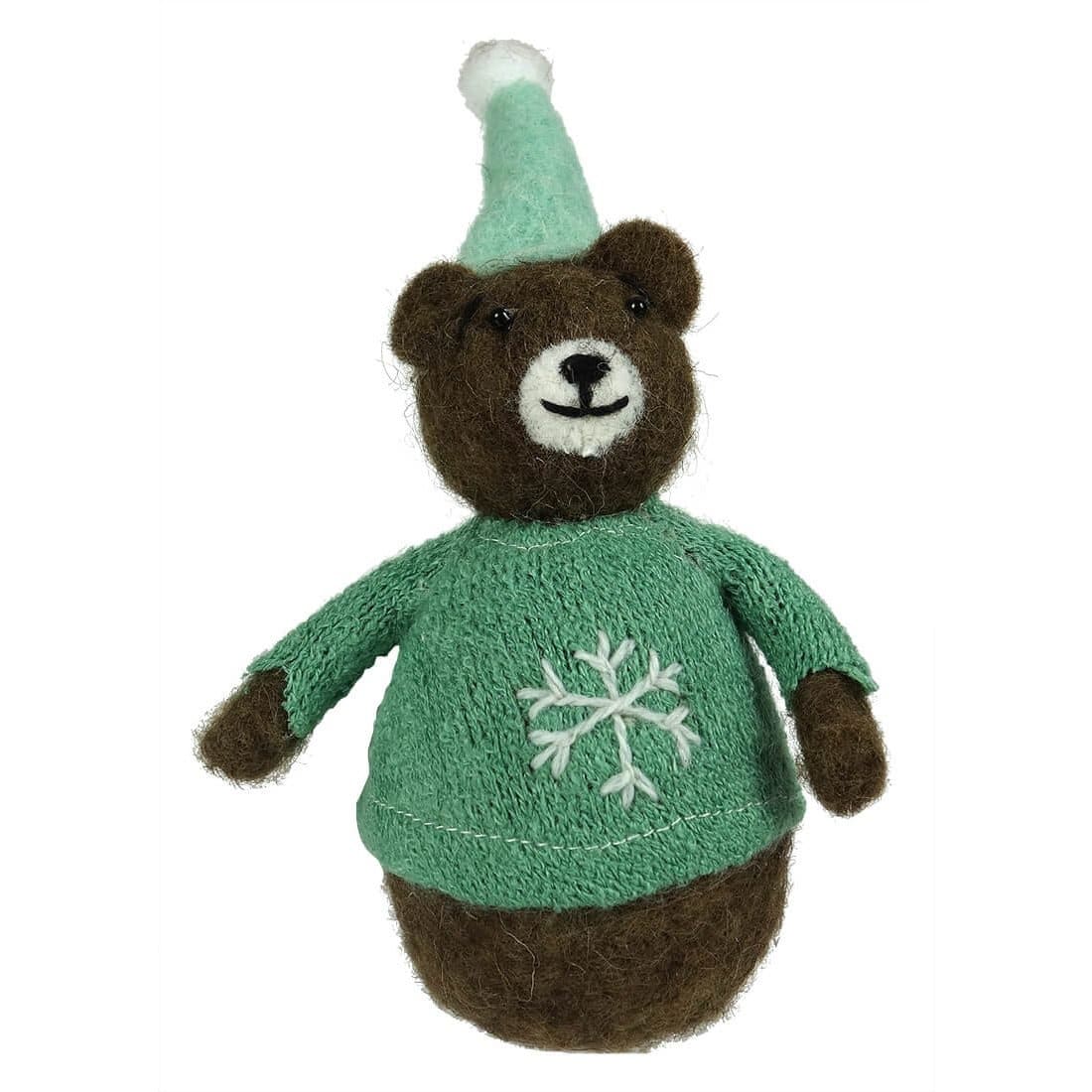 Aqua Sweater Bear