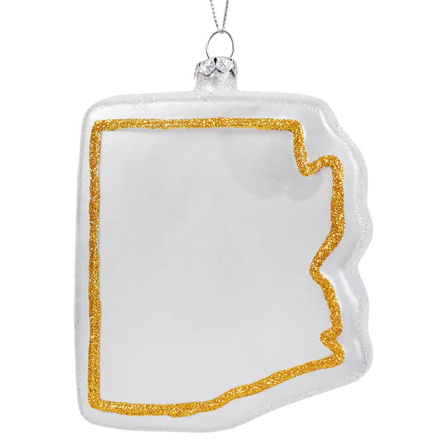 Arizona State Glass Ornament - Ornaments