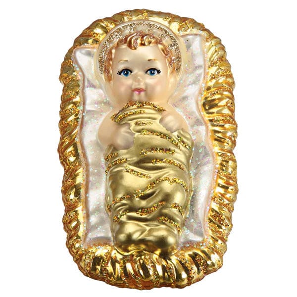 Baby Jesus In Manger Ornament