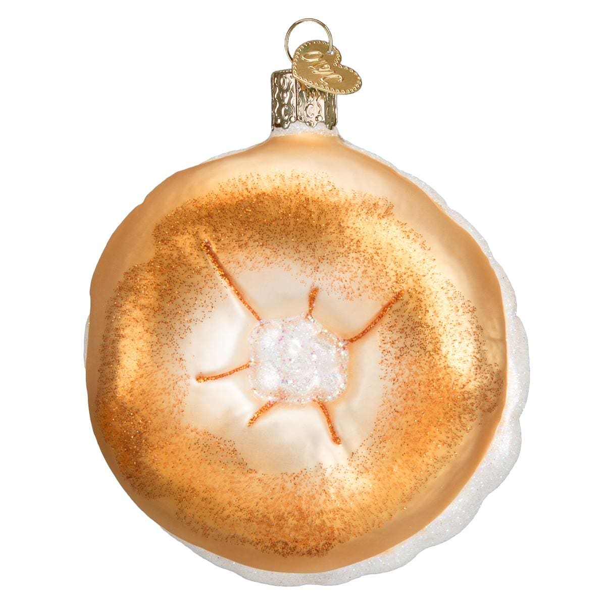 Bagel & Cream Cheese Ornament