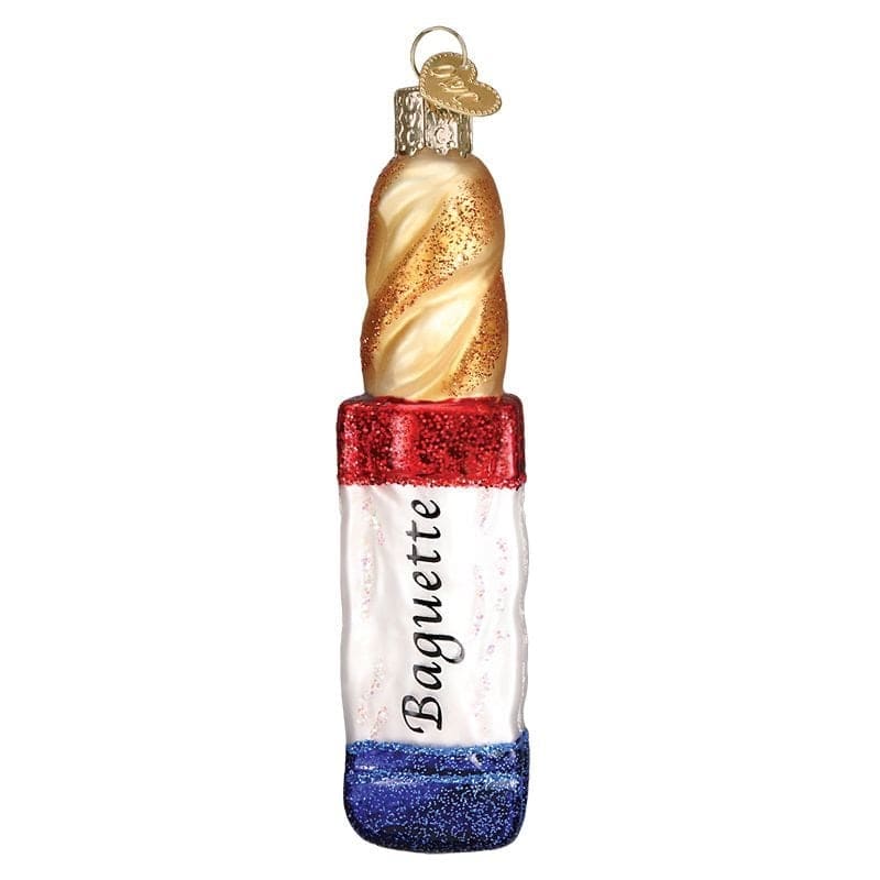 Baguette in Wrapper Ornament