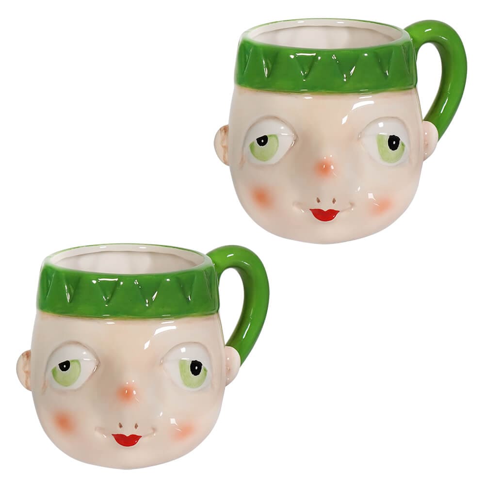 Bartholmew Elf Dimensional Mugs Set/2