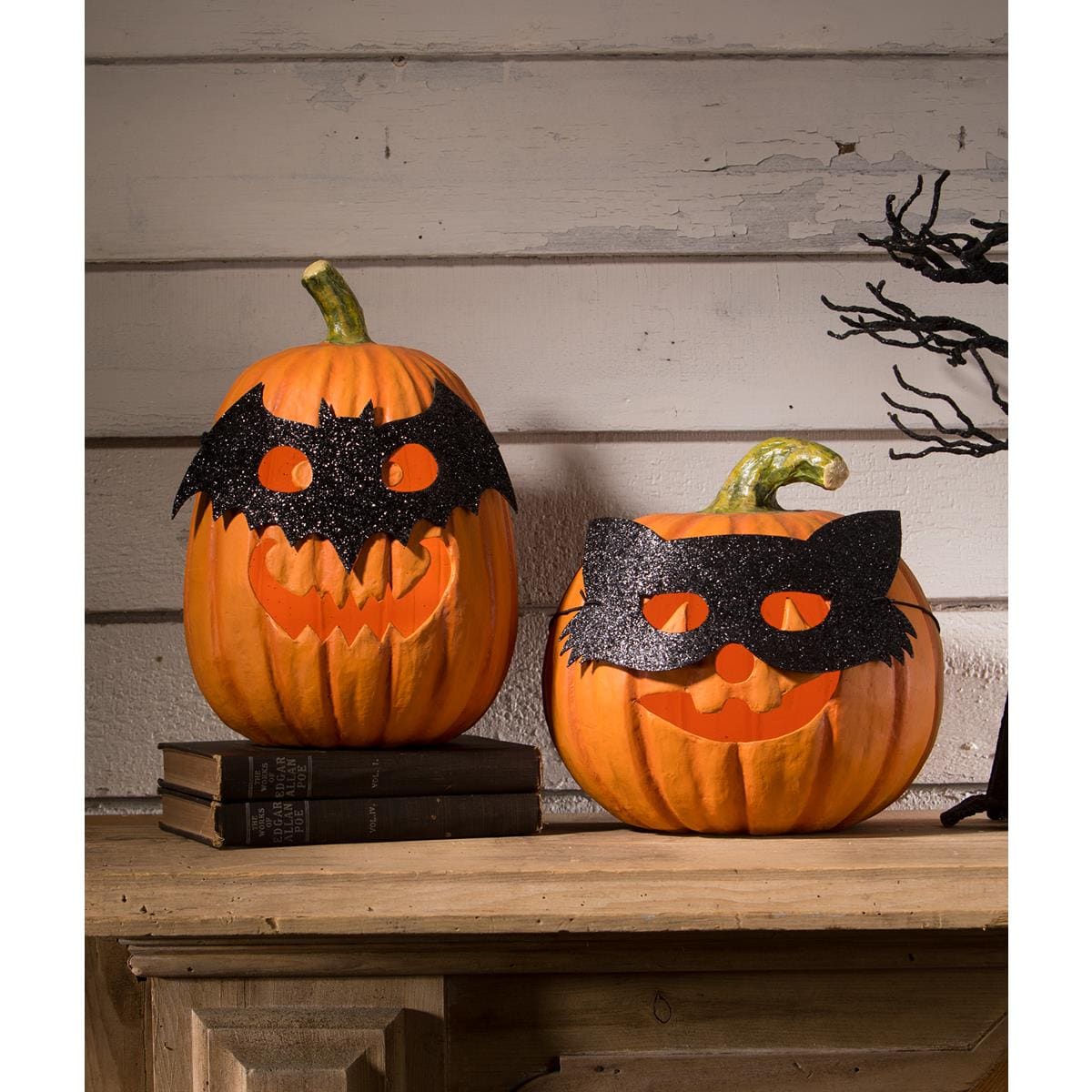 Bat Masquerade Pumpkin - Halloween