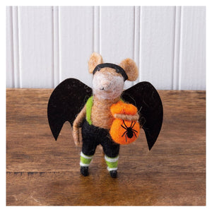 Bat Mouse Critter Ornament - Ornaments
