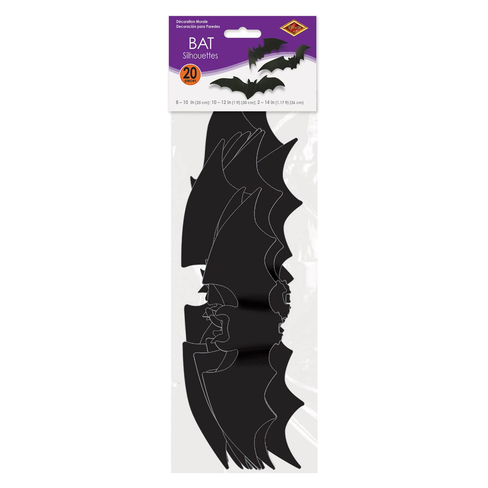 Bat Silhouettes Set/20 - Halloween