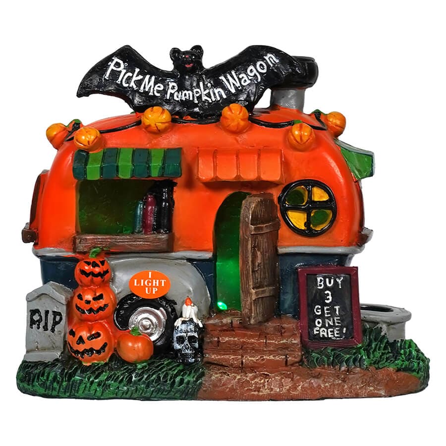 Batty Light Up Pick Me Up Pumpkin Wagon