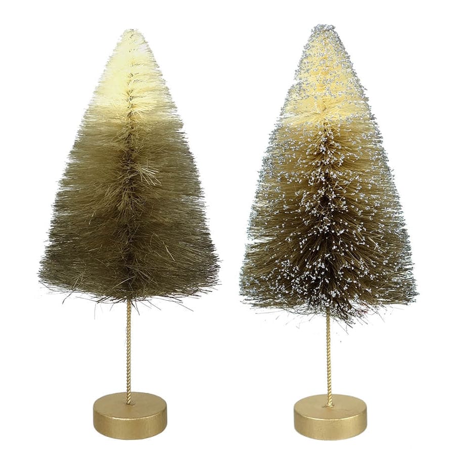 Beige Ombre Trees Set/2