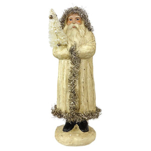 Beige Santa with Tree
