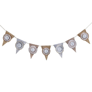Believe Metallic Glittered Garland