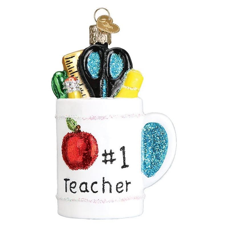 Best Teacher Mug Ornament