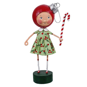 Betsy bauble child’s christmas figure doll ornament in bright red and white, perfect for holiday tree decor