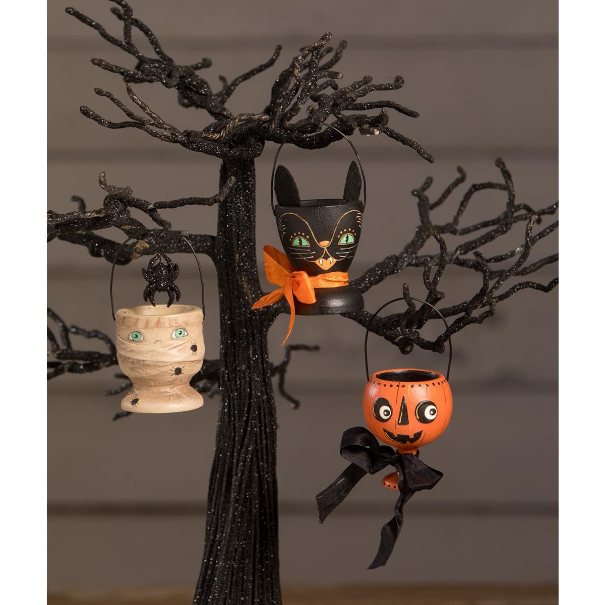 Black Cat Egg Cup - Halloween