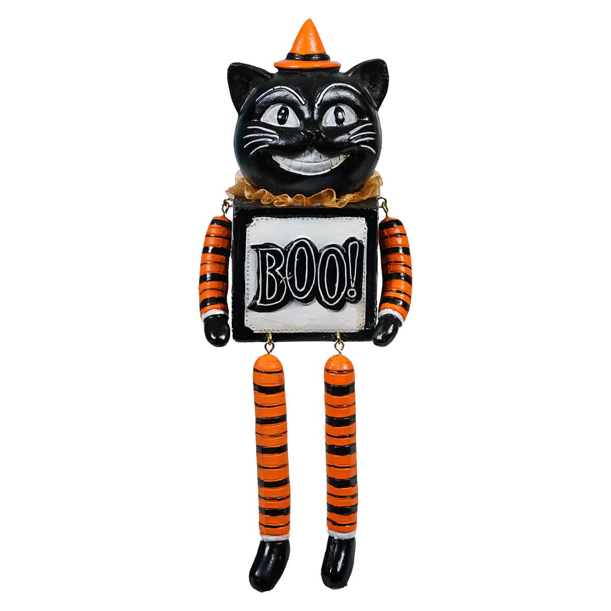 Black Cat Halloween Shelf Sitter - Halloween