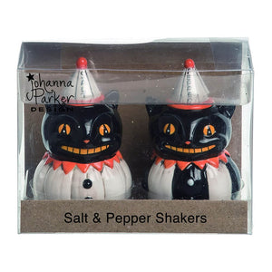 Black Cat Salt 'n Pepper Shakers Boxed Set