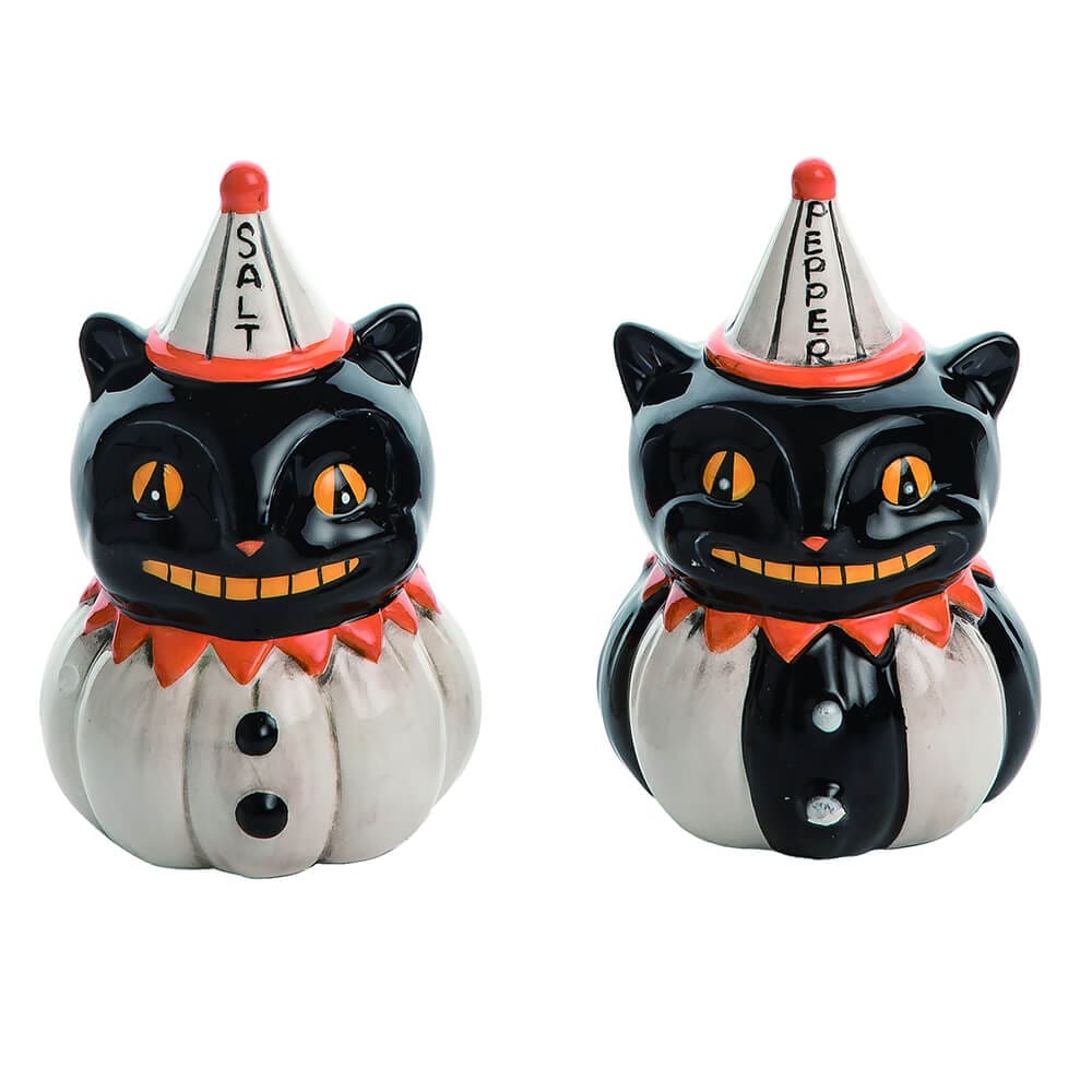 Black Cat Salt 'n Pepper Shakers Boxed Set