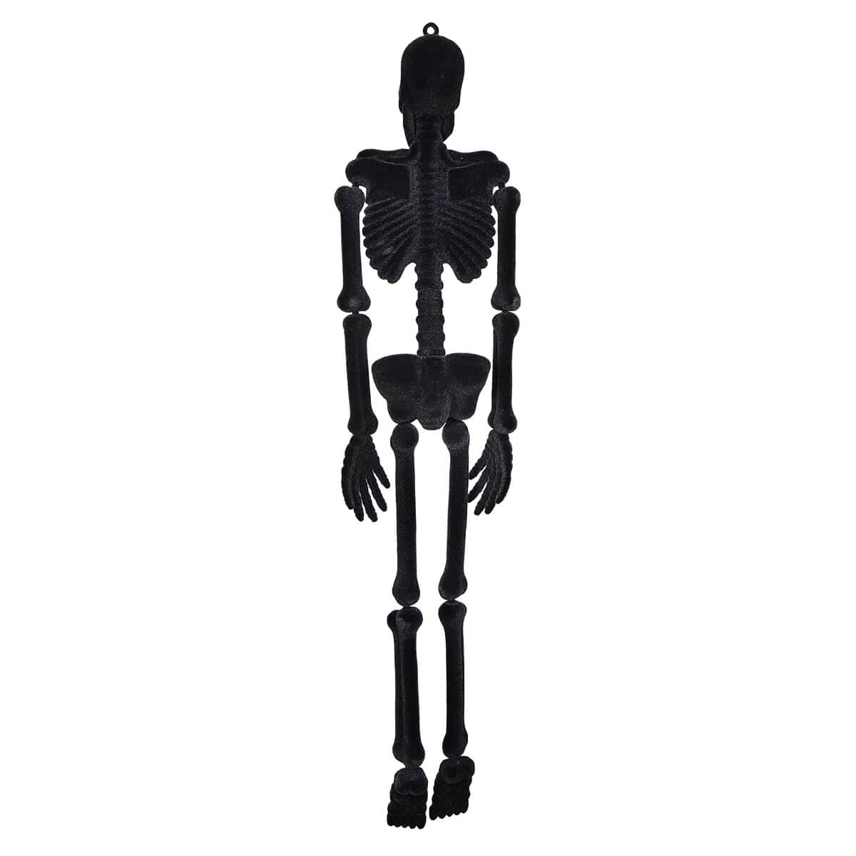 Black Flocked Skeleton