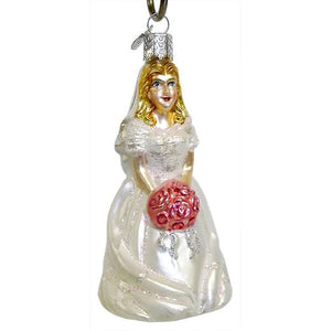 Blonde Bride Ornament