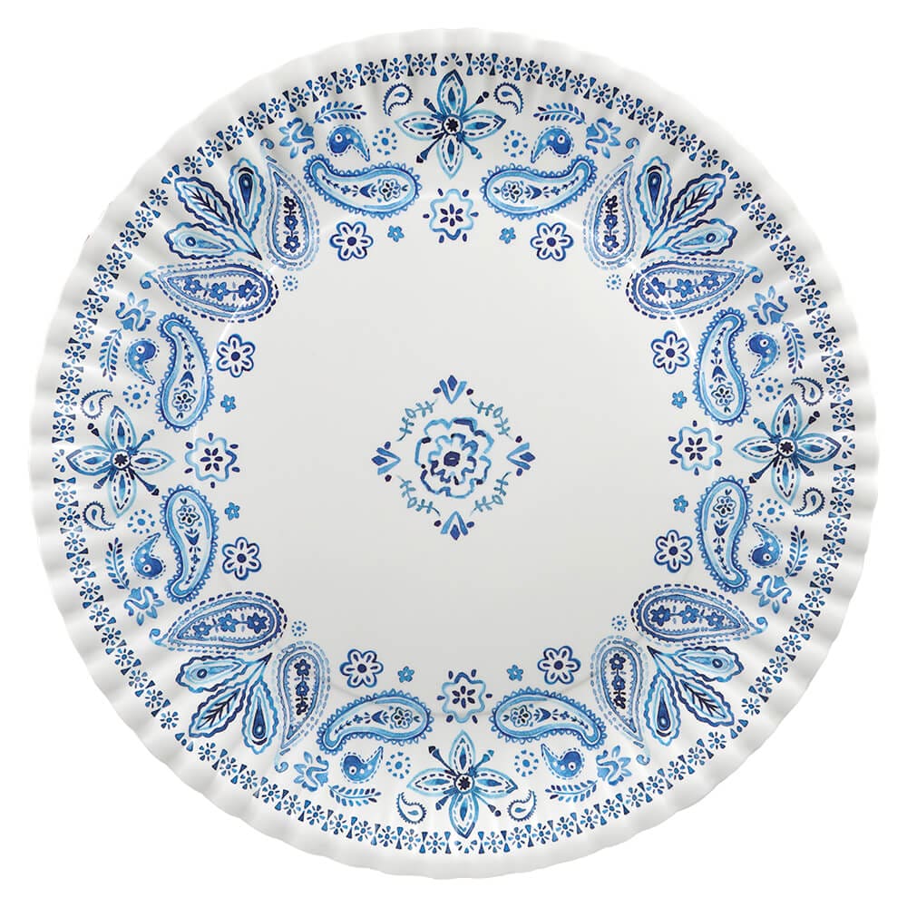 Blue American Holiday Melamine Platter