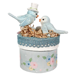 Blue Birds On Box