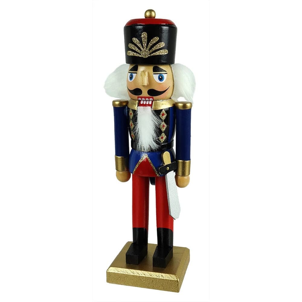 Blue Coat Nutcracker with Sword