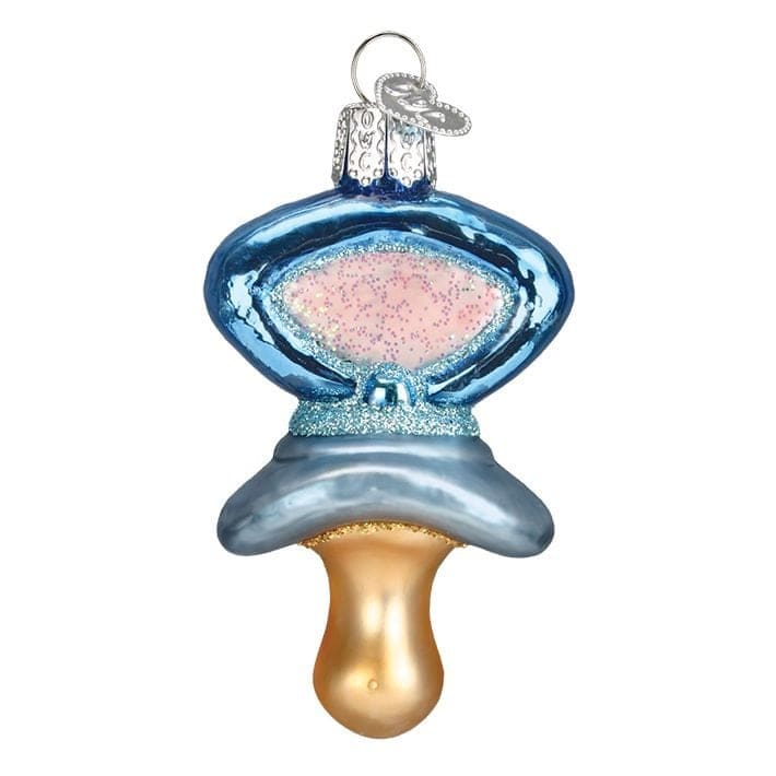 Blue Pacifier Ornament