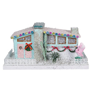 Blue Palm Springs House - Christmas