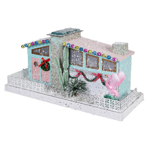 Blue Palm Springs House - Christmas