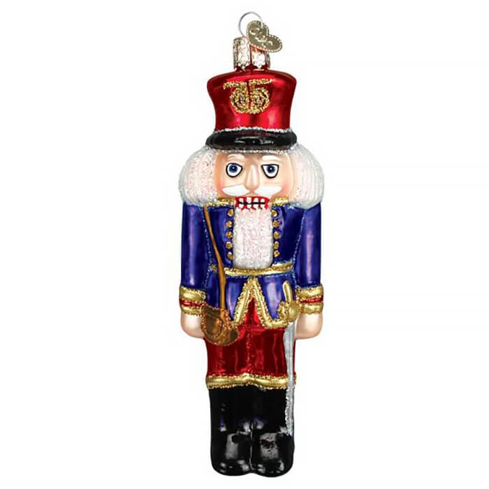 Blue Soldier Nutcracker Ornament - Ornaments