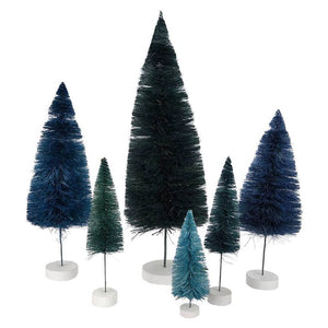 Blue Spectrum Rainbow Trees Set/6