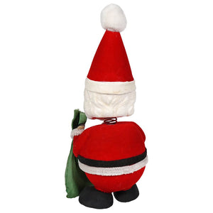 Bobblehead Santa Container