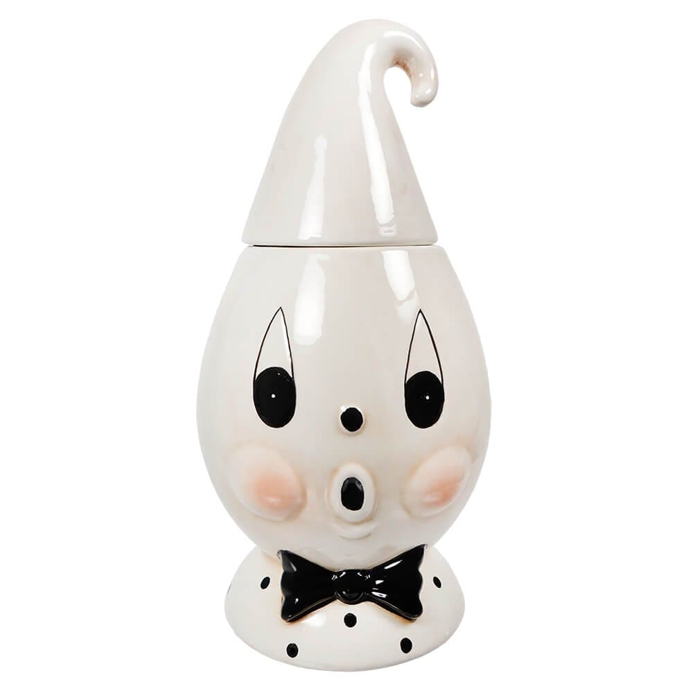 BOO! Ghost Cookie Jar