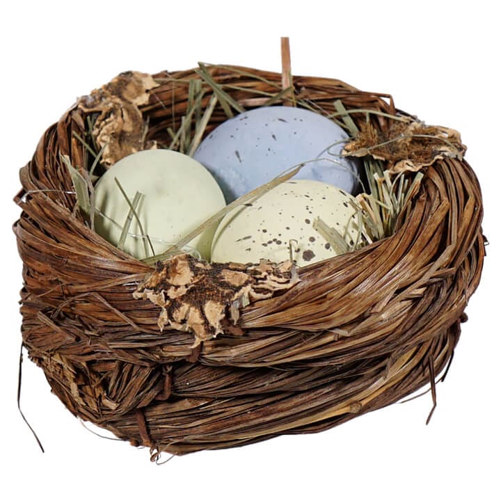 Box Of Nested Pastel Speckled Eggs Set/4