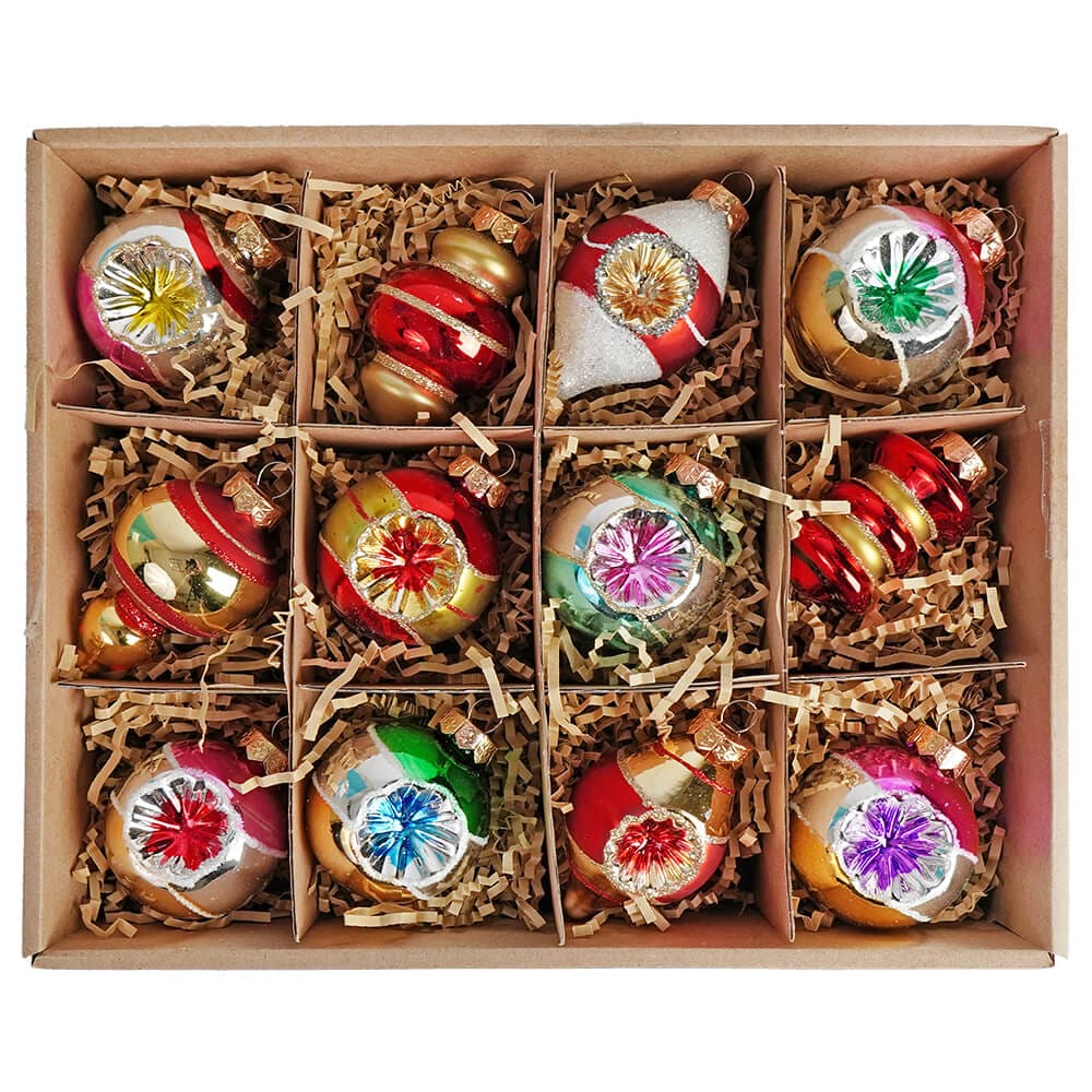 Bright Vintage Ornaments Set/12