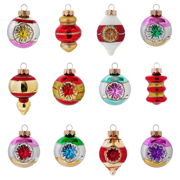 Bright Vintage Ornaments Set/12 by RAZ Imports – Traditions