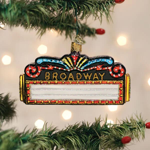 Broadway Marquee Ornament - Ornaments