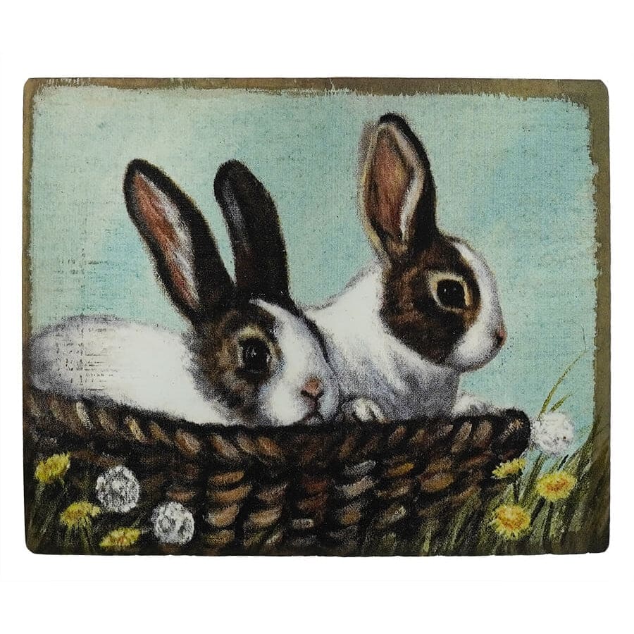 Bunnies Block Sign