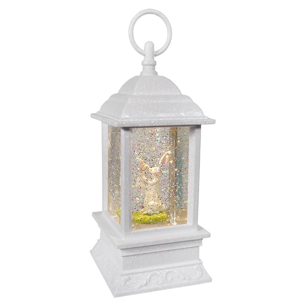 Bunny & Baby Animated Lighted Water Lantern