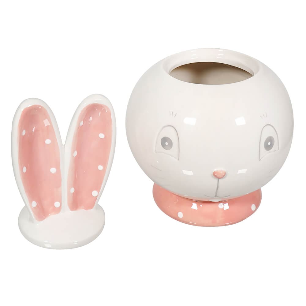 Bunny Ears Cookie Jar