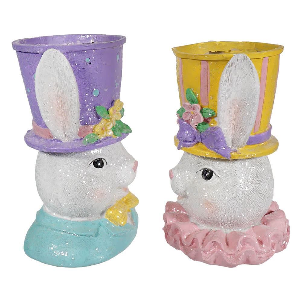 Bunny Hat Planter Set/2