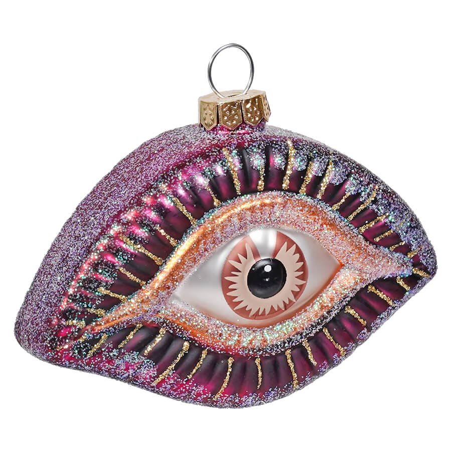 Burgundy L'OEIL The Eye Ornament