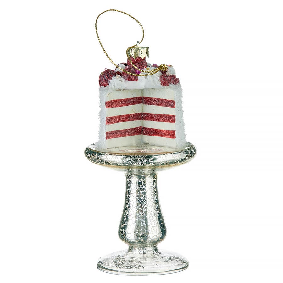 Cake On Plate Ornament